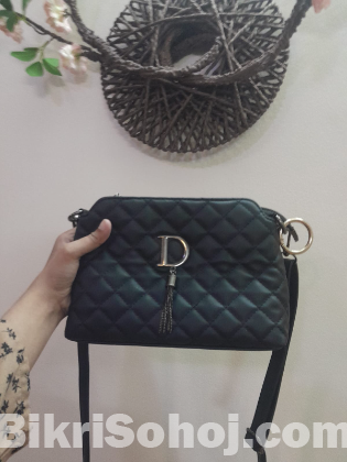 Black crossbody bag